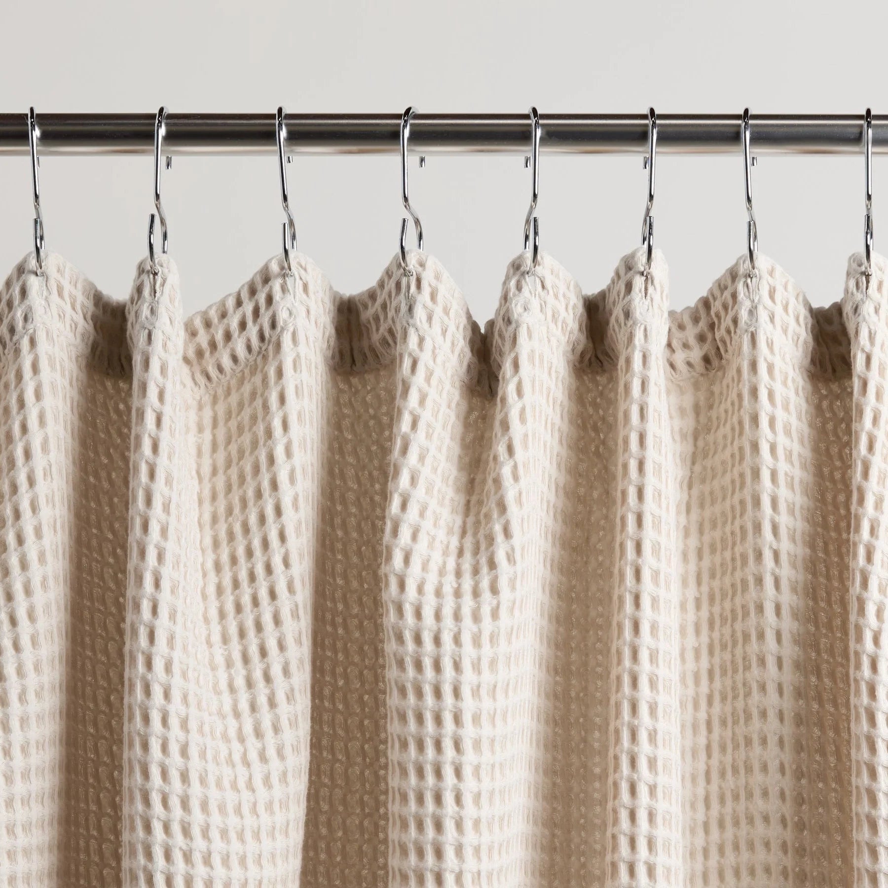 Serene® Signature Waffle Shower Curtain 1